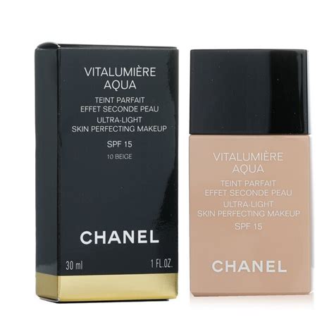 chanel vitalumiere aqua ultra light skin perfecting|Chanel vitalumiere aqua 20 beige.